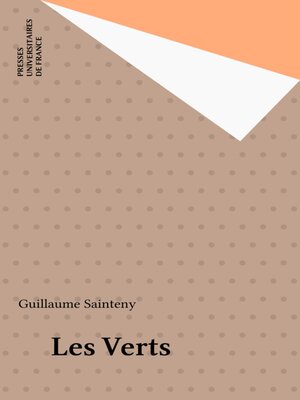 cover image of Les Verts